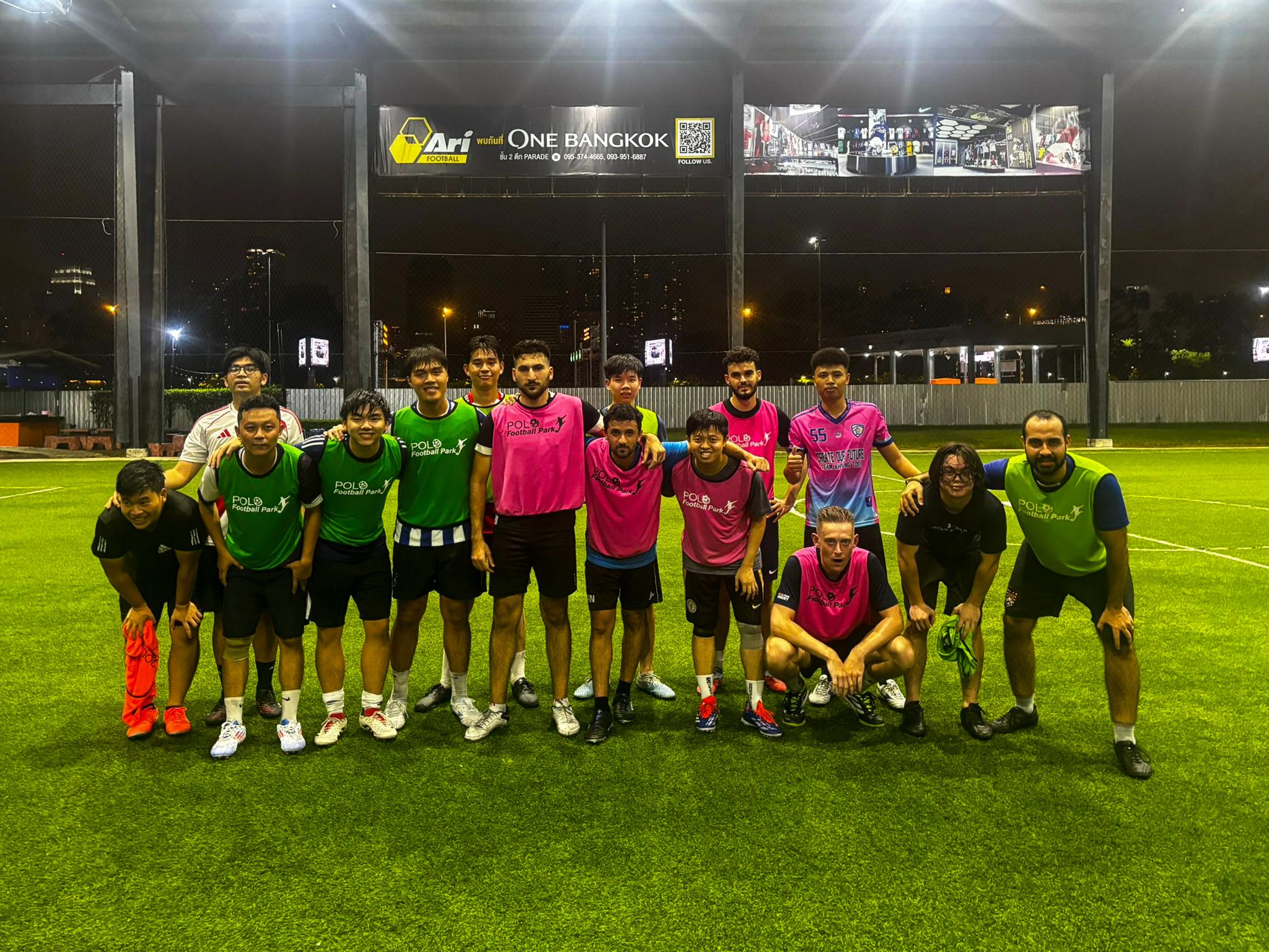 A KickHub side before kick-off