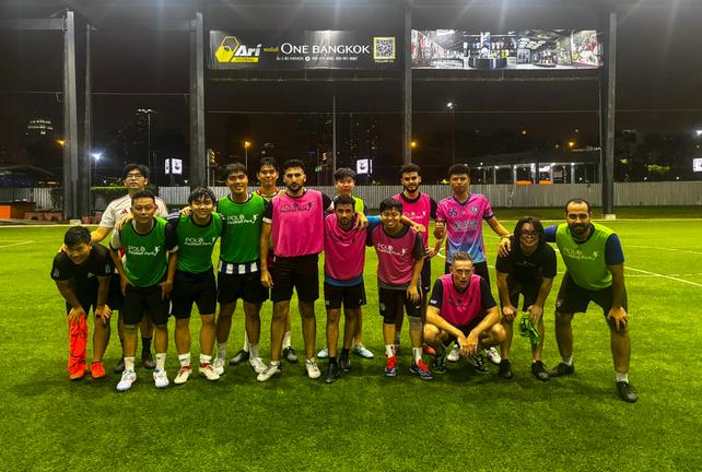 A KickHub side before kick-off