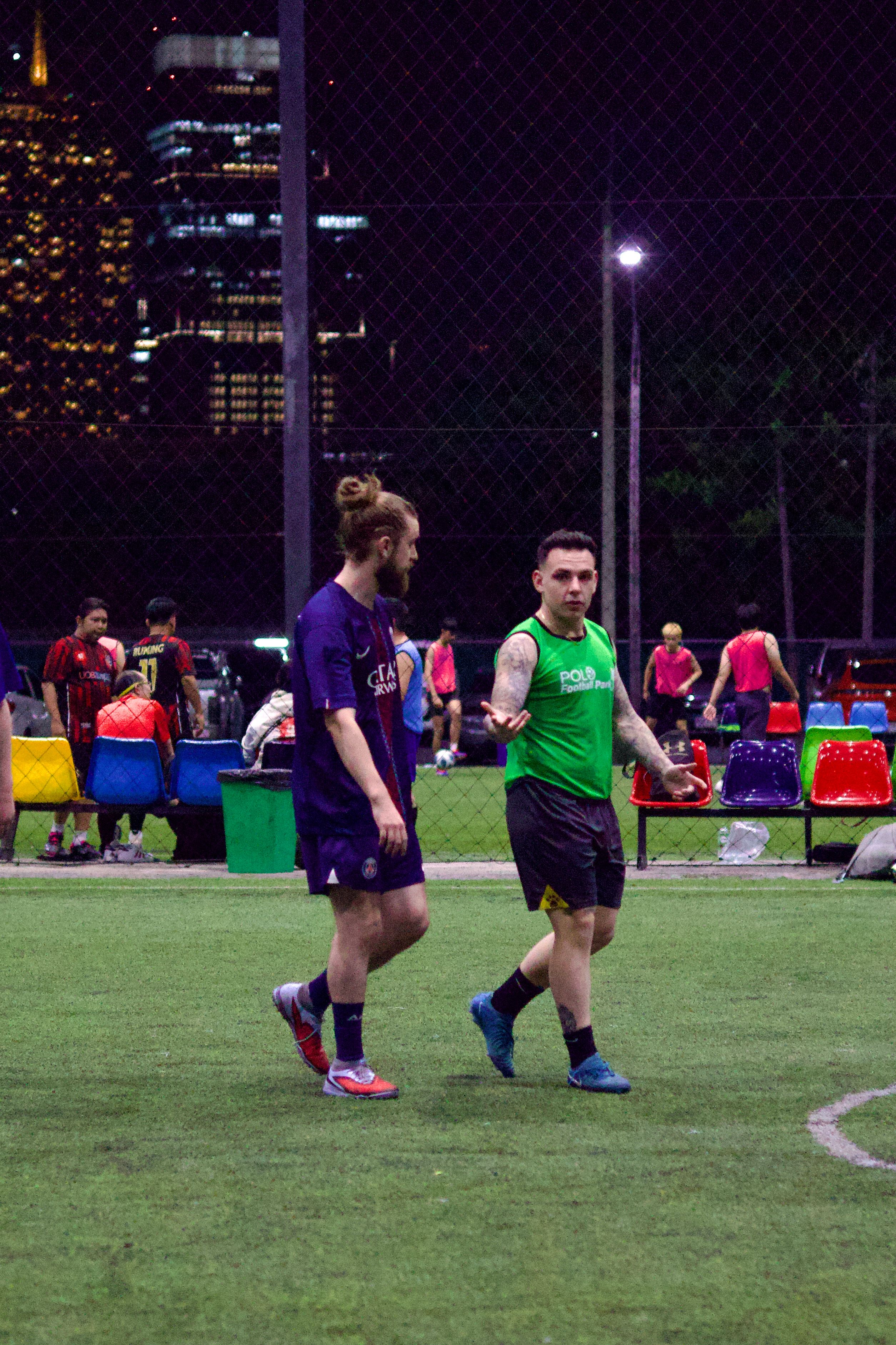 KickHub players during a game