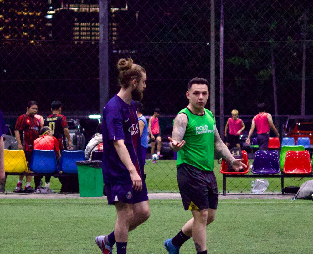 KickHub players during a game